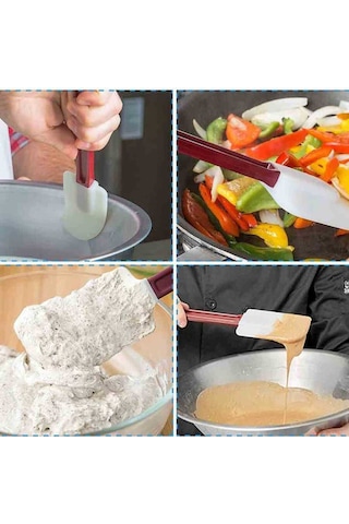 Silikon Spatula 41 Cm Çok Renkli