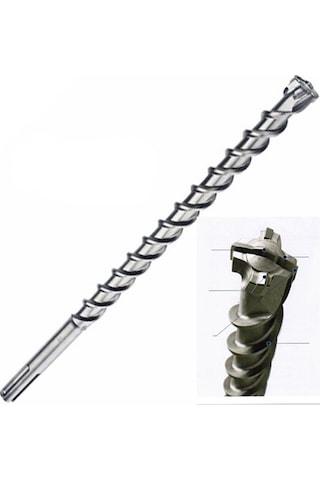 Çağ 4 Elmaslı Sds Max Matkap Ucu 20 520 Mm