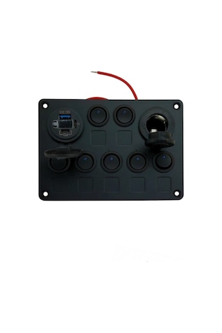 Shuıvan Switch Panel 7'li Usb Qc 3.0 Pd 12v Kombine Sigorta Paneli-1740