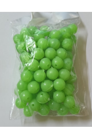 Silikon Boncuk Soft 100 Adet Yeşil