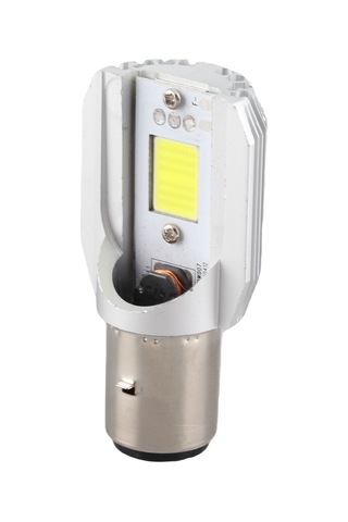 Springsun Motorcycle Ba20d Led Far-kısa Işık, Cob Teknoloji, Yüksek Parlaklık, Uçak Alüminyum Soğutucu, 50.000 Saat Ömür, Evrensel Motosiklet/skuter Uyumlu