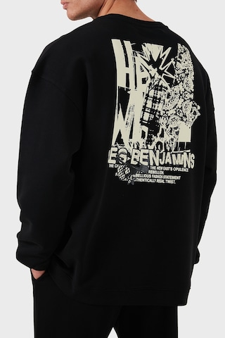 Les Benjamins Erkek Sweat Lb24fweapmusw-001 Siyah Siyah
