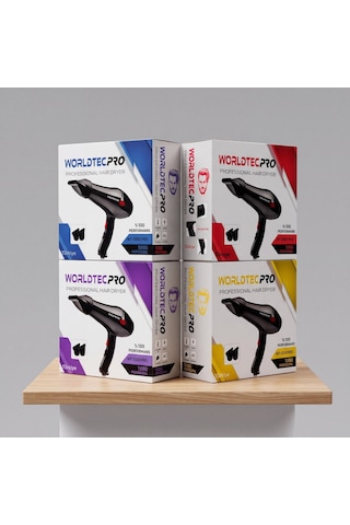 Worldtec 2200 W Turbo Profesyonel Kuaför Fön & Saç Kurutma Makinesi