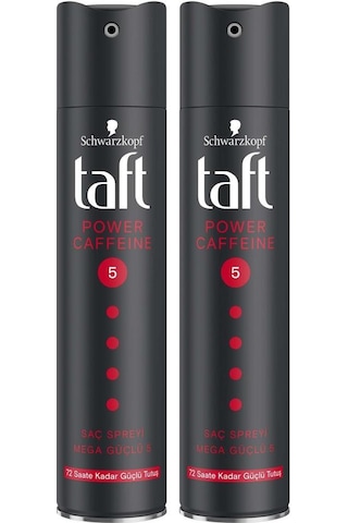 Taft Power Kafein Sprey 250 ml X2