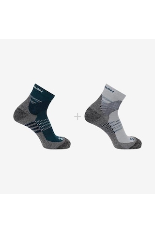 Salomon X Ultra Access Quarter 2 Çorap-27420 Lacivert-gri