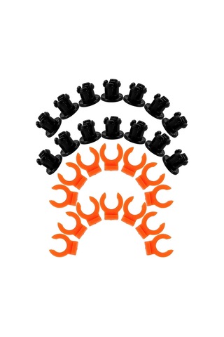 Yuvarlak Boru Kelepçesi 3d Yazıcı Aksesuarları Klips Şekli Boru Sabitleme Okul Kullanımı Plastik 30 Adet