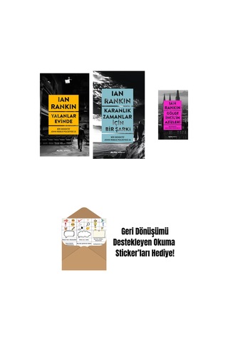 Yalanlar Evinde + Karanlık Zamanlar İçin Bir Şarkı + Gölge İncil'in Azizleri + Okuma Sticker'ları