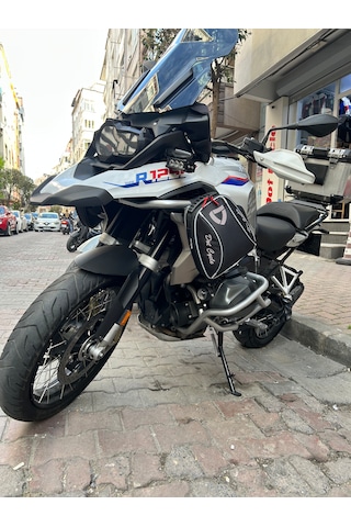 Motosiklet Koruma Demiri Çantası 2 Li Takım Gri Fitilli