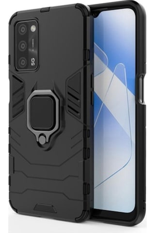 Microcase Oppo A55 Batman Yüzüklü Armor Kilif - Siyah 537570773