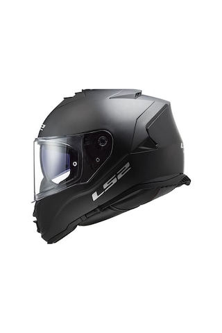 Ls2 Storm Mat Siyah Kapalı Motosiklet Kask