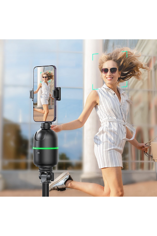 360 Aı Akıllı Yüz Takipli Masaüstü Gimbal Otomatik Kişi Ve Nesne Takibi,canlı Yayın & Video Standı