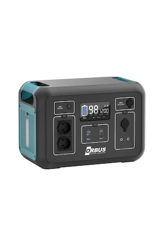 Orbus 1200w 1132wh Power Station Taşınabilir Güç Kaynağı Güç İstasyonu