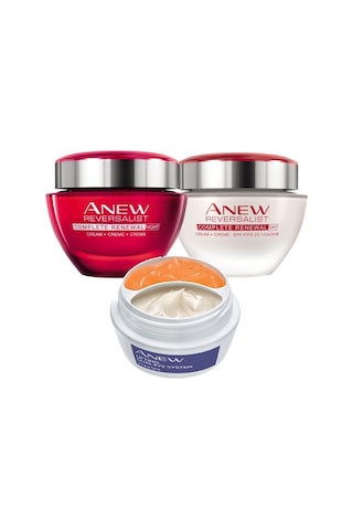 Avon Anew Reversalist Gece Gündüz Yüz Kremi ve Lift İkili Göz Çevresi Kremi