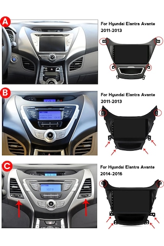 Hyundaı Elentra 2014-2016 Multimedya Navigasyon Usb Kamera Carplayer 6 Ram