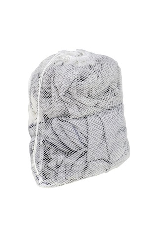 Midi Çamaşır Yıkama Filesi 10'lu Set Beyaz