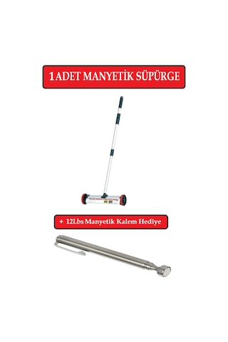 Manyetik Süpürge, Mıknatıslı Metal Çivi Vida & Iğne Toplama Araba
