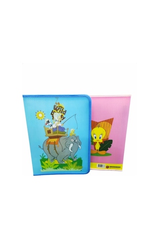 Pronto Looney Tunes Fermuarlı Öğrenci Klasörü Pp 4 Halka Pembe