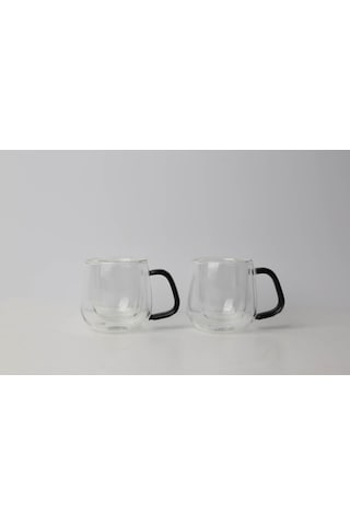 Lyhl 002 Classica 100 Ml Çift Çidarlı Borasilica 2'Li Espresso Ba