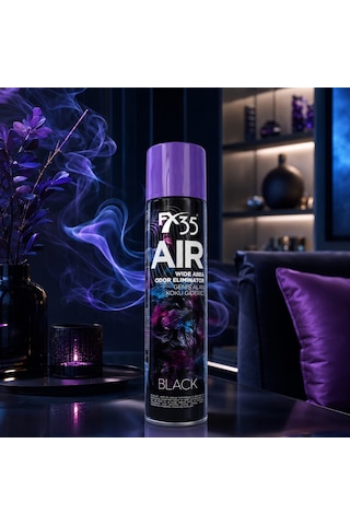 Air Black 600 Ml Geniş Alan Koku Giderici Sprey Ev, Ofis Ve Araç Kokusu 1