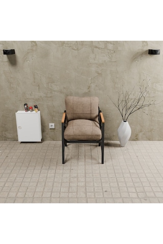 Mb Garden Furnıture Simetri Model, Balkon, Bahçe,cafe, Mutfak,metal Koltuk Takımı, Bahçe Takımı , Çay Seti, Tekli Koltuk Cappuccino