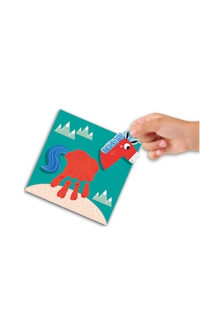 Ses Creative İlk Parmak Boya Setim - Elle Boyanan Hayvanlar