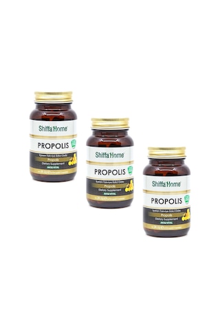 Shiffa Home (Aksuvital) Propolis 470 MG 60 Kapsül x 3 Adet