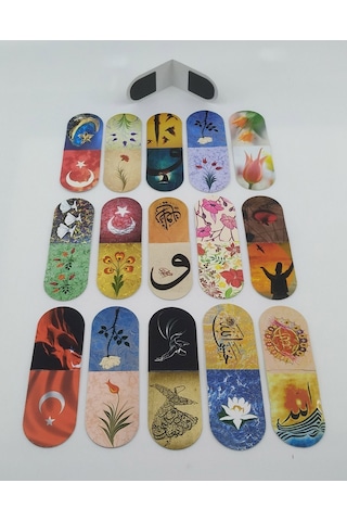 Giftsturkiye Kitap Ayracı Içi Mıknatıslı Ufak Ebat Muhafazakar