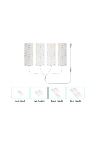 Ulzyvf Usb Bitki Büyütme Lambası - 5v Tam Spektrum Led Panel 1/2/3/4 Başlık Gösterildiği Gibi