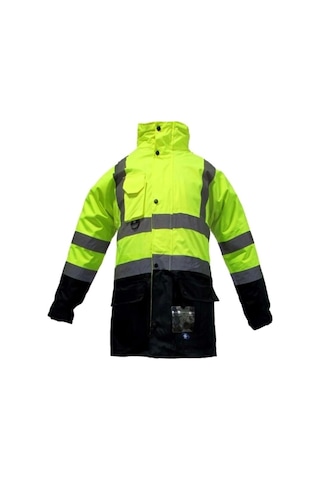Jn1003 5in1 Yüksek Görünürlüklü Içi Çıkmalı Oxford Parka