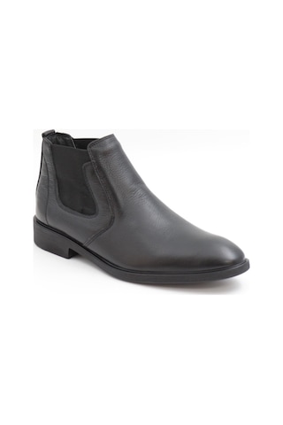 Nesilshoes Nesil Shoes Thrtrk 908 Siyah Hakiki Deri Kauçuk Taban Erkek Bot