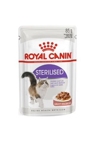 Sterilised Yaş Kedi Maması Sos Içinde Taneler 85 Gr X 12 Adet