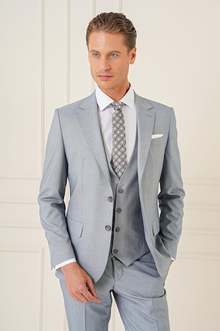 Efor Tk 903 Slim Fit Gri Klasik Takım Elbise Gri
