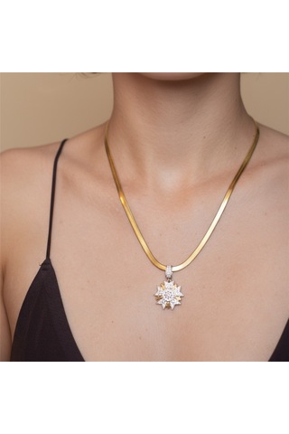Liora Sunburst Kolye Çok Renkli