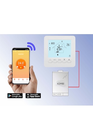 Alpsmart AS-880K Wi-Fi Akıllı Kablolu Oda Termostatı