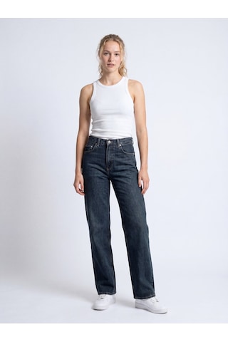 LTB Vıenne Zıp Straight Fit Fermuarlı Dark İndigo Jean Pantolon Koyu Indigo