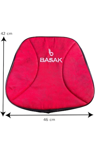 Başak Traktör Koltuk Kılıfı Kırmızı Süngerli Kabinli Tüm Modellere Uyumlu Kılıf 1 Adet