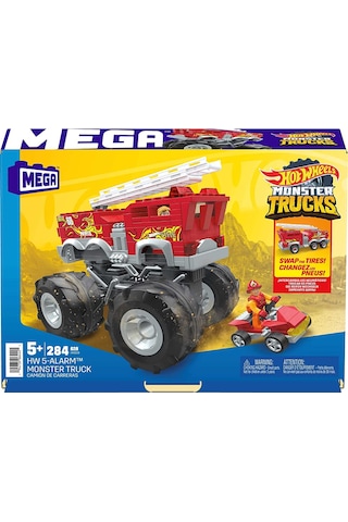 HHD19 MEGA, HW 5-Alarm Monster Truck İtfaiye Aracı, 284 parça, +5