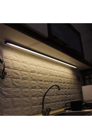 Dokunmatik 120cm Gün Işık Tak Çalıştır Led Mutfak, Dolap, Tezgah Altı, Duvar Dekoratif Gece Lambası Gün Işığı