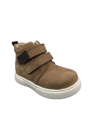 Ortopedikal1001 Ridente A.taba Süet Bebe Erkek Çocuk Bot % 100 Deri Cırtlı A Taba