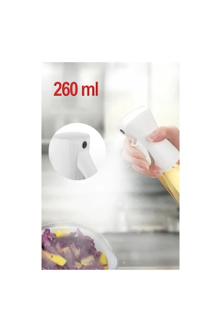 Airfryer Uyumlu Sprey Yağdanlık 260 Ml Cam Şişe,yağ Püskürtücü Fritöz Izgara Salata Şeffaf