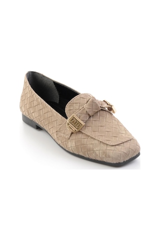 Bambi Vizon Kadın Loafer Ayakkabı K01641022471 Vizon
