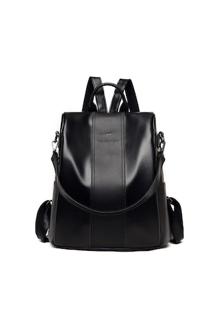 Kadın Çantası Gümüş Avrupa Ve Amerikan Tarzı Moda Fermuar Yansıtıcı Çizgiler Niş Pu Omuzlar Black Siyah