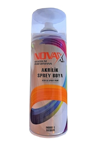 Novax Akrilik Sprey Boya 400 Ml Mat Siyah