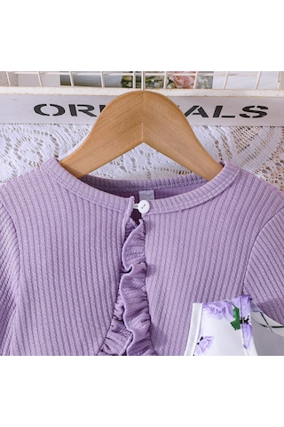 2-12y Bebek Seti Çocuk Giyim İlkbahar Ve Sonbahar Modelleri Kız Çocuk Renkli Halter Elbise + Saf Moda Çocuk Günlük Ceket Takım Pembe