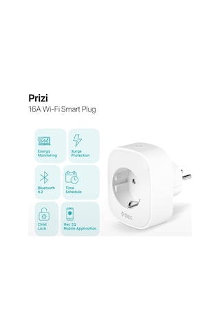 Prizi 16a Akım Korumalı Wifi Akıllı Priz 2ap01 0
