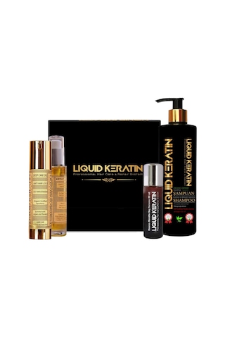 Liquid Keratin İnce Telli Saçlar için Keratin Bakım Seti