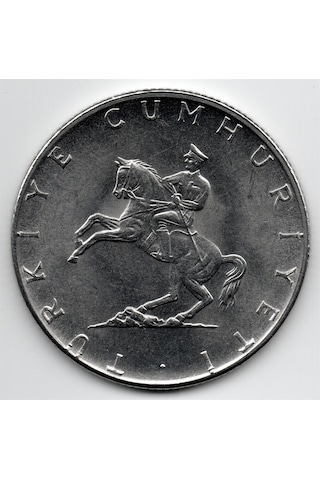 5 Lira 1977 Çil Eski Madeni Para