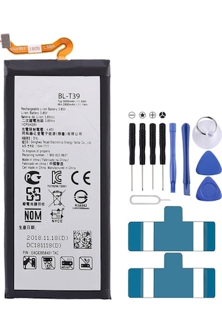 Cbtx Lg G7 Thinq Li-polimer Pil Uyumlu 3000mah Bl-t39