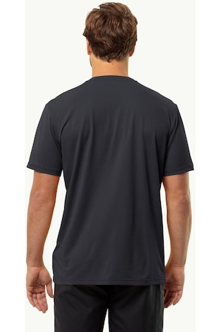 Jack Wolfskin Delgami S/s M Erkek Tişört 1809811-6000 Siyah