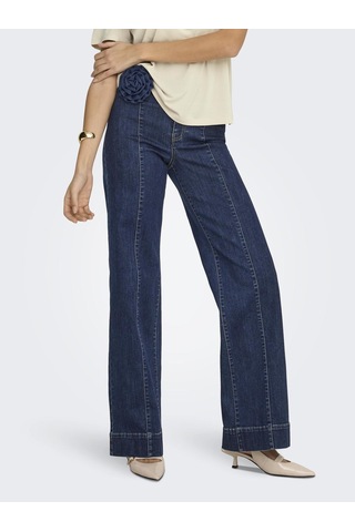 Only Onlmadison Hw Wide Rose Belt Kadın Jean Pantolon 15361153 İndigo